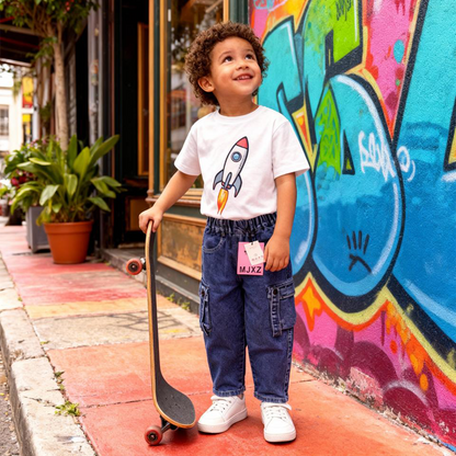 Junior Galaxy Pocket Jeans B pockets (blue)