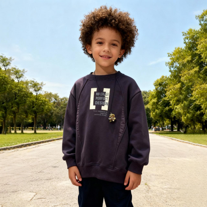 Modern Fit Winter Sweatshirt (Purple)