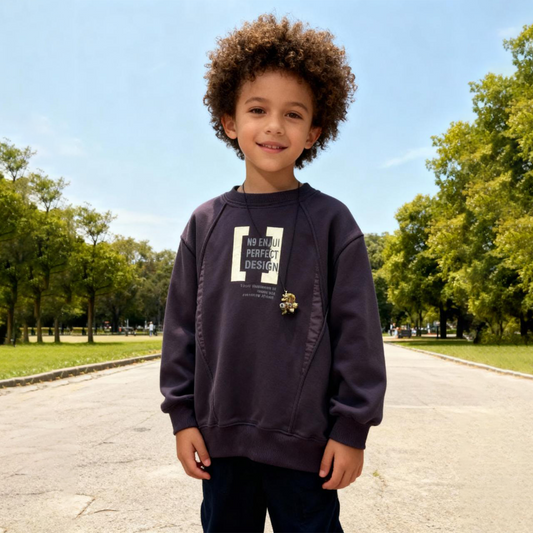 Modern Fit Winter Sweatshirt (Purple)