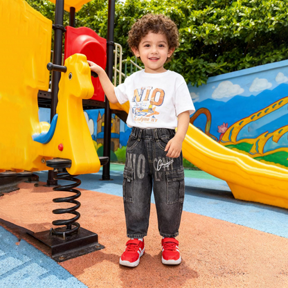 Urban Cargo Kid Jeans NIO  (black)