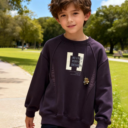Modern Fit Winter Sweatshirt (Purple)