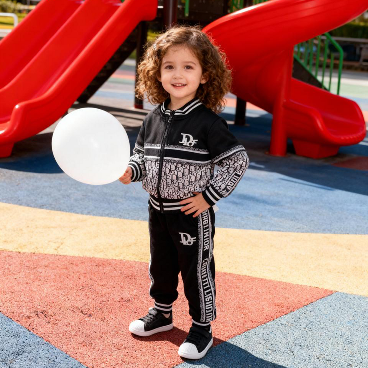 Unisex Printed Winter Jacket & Joggers Set