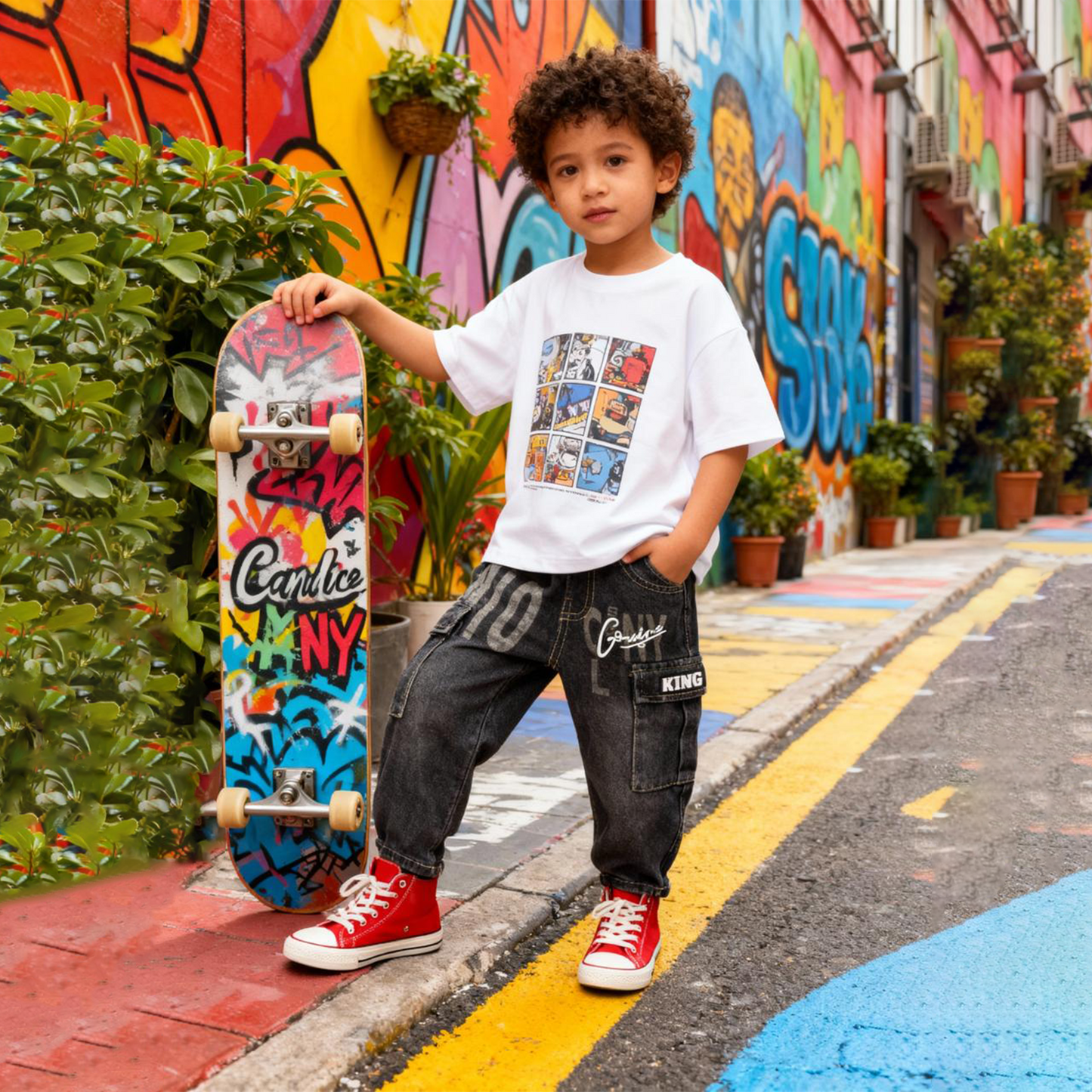 Urban Cargo Kid Jeans NIO  (black)