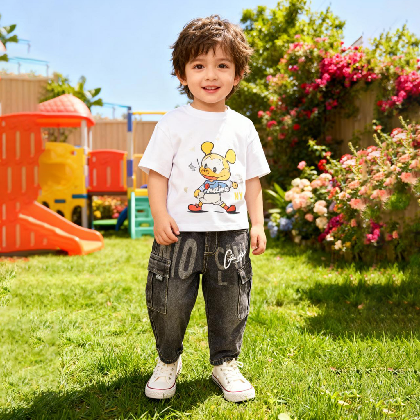 Urban Cargo Kid Jeans NIO  (black)