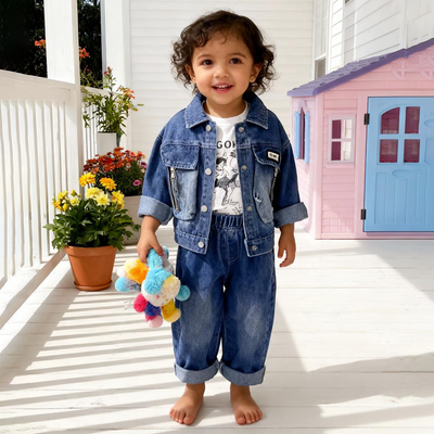 Gor-7 Edition Blue Denim 3 Piece Set.