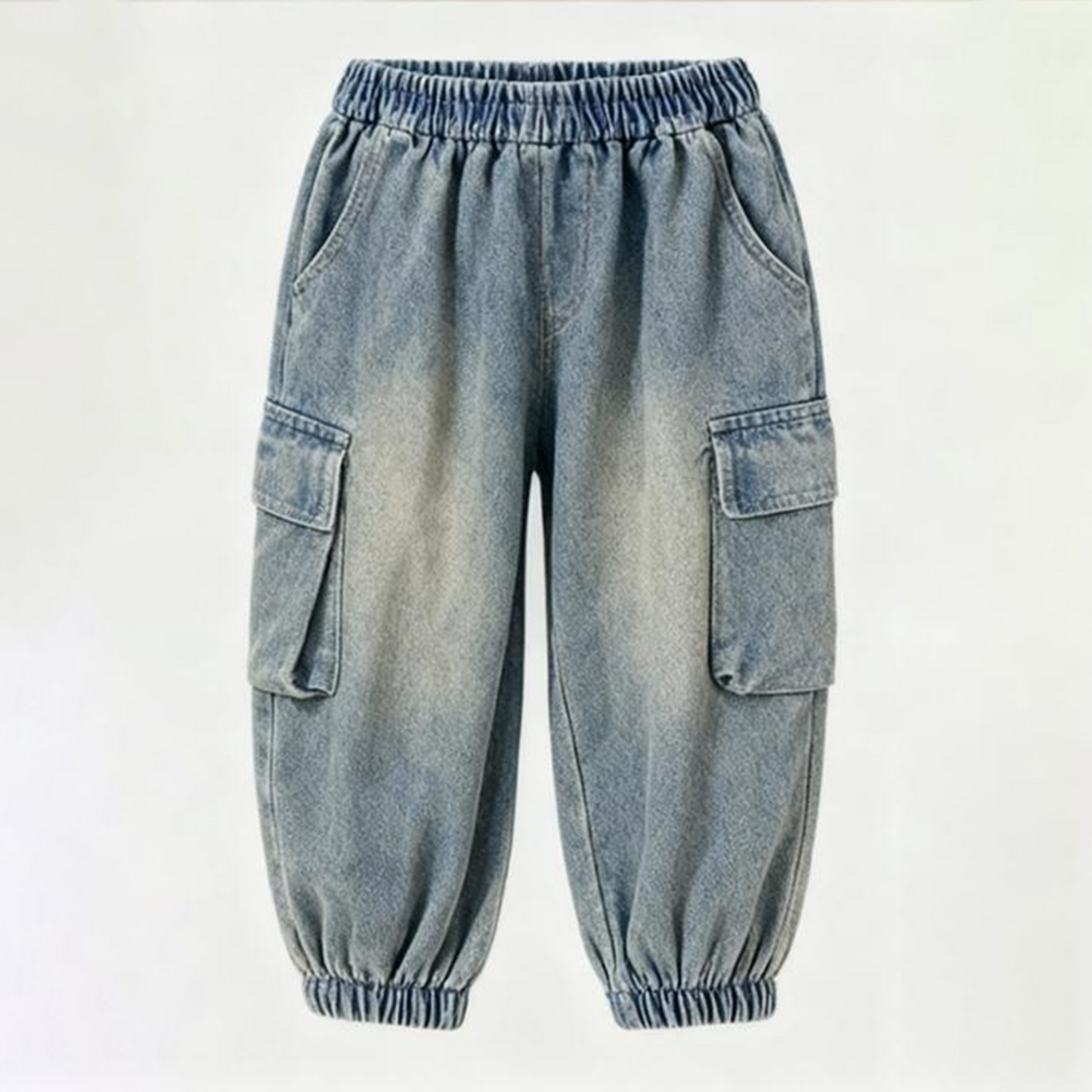 PocketPro Denim 3-Piece Set (Sleeveless Denim Jacket)