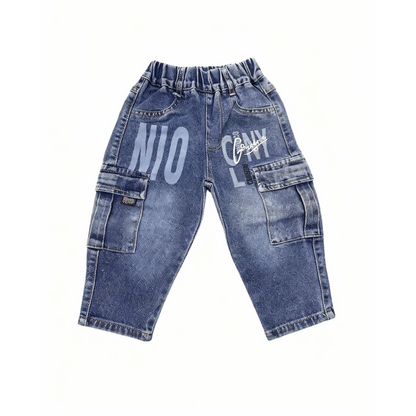 Kids Urban Cargo Denim Pants NIO (blue)
