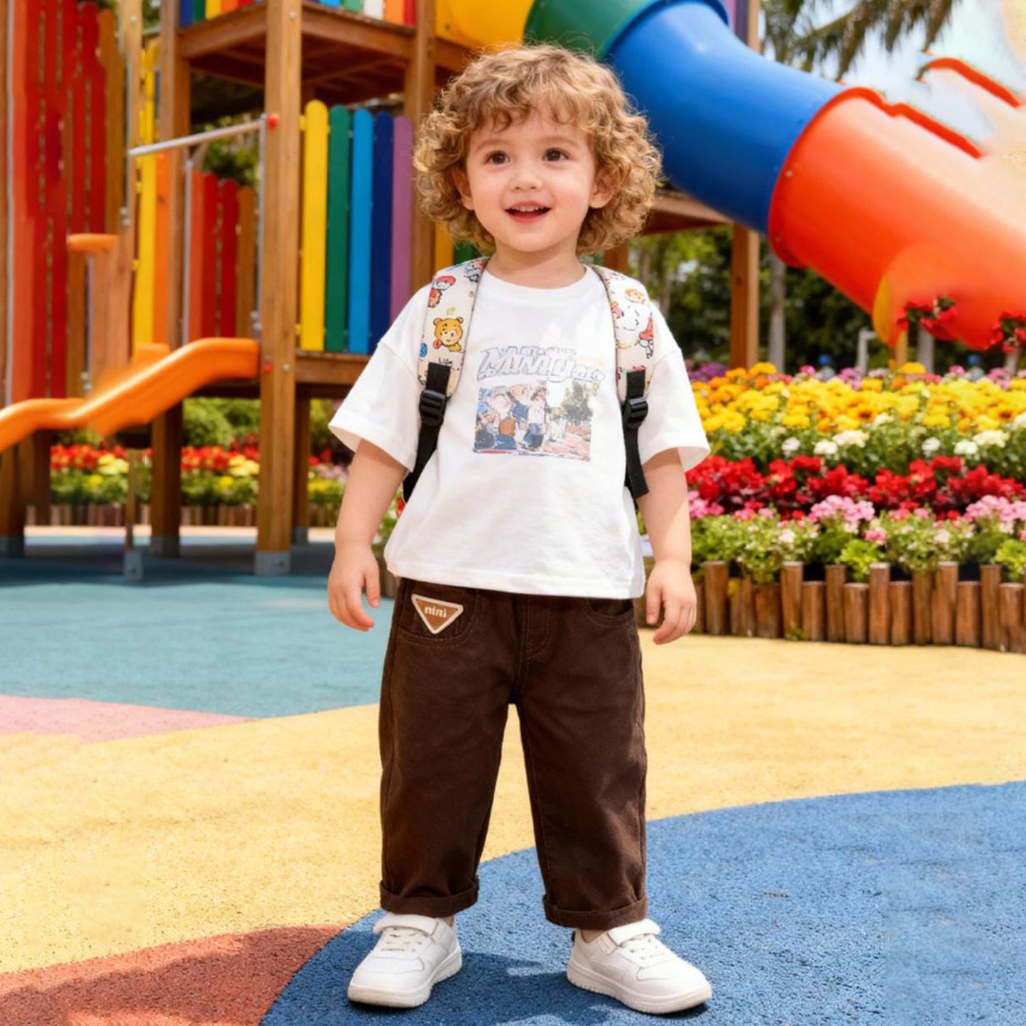 Classic Brown Kids Jeans