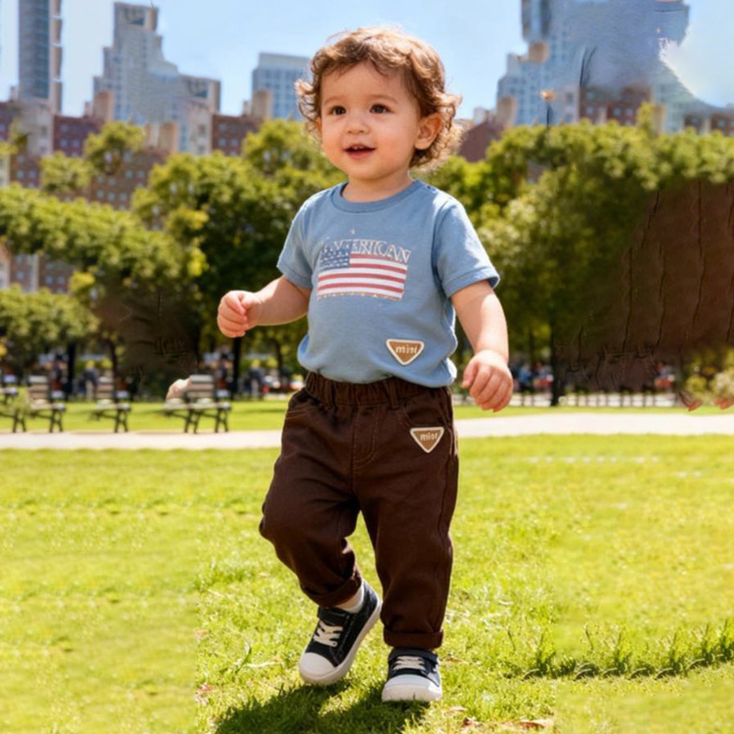 Classic Brown Kids Jeans