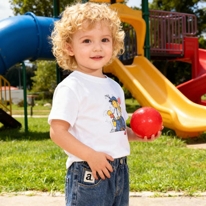 CozyCloud Kids Soft Denim Jeans (a.) blue