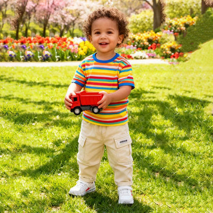 Desert Explorer Kids Cargo Jeans (Beige)