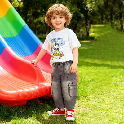 Dusty purple Cargo Jeans