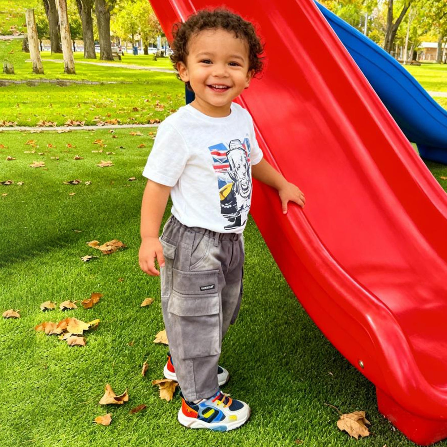 Dusty purple Cargo Jeans