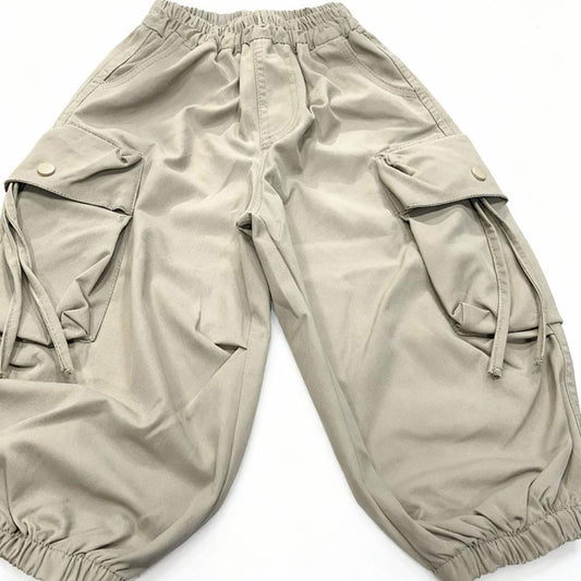 “Explorer Cargo Balloon Pant” (Light Khaki)
