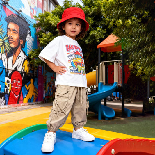 “Explorer Cargo Balloon Pant” (Light Khaki)