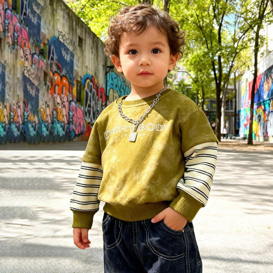 Layered Street Co‑ord (Mustard T-shirt with jeans)