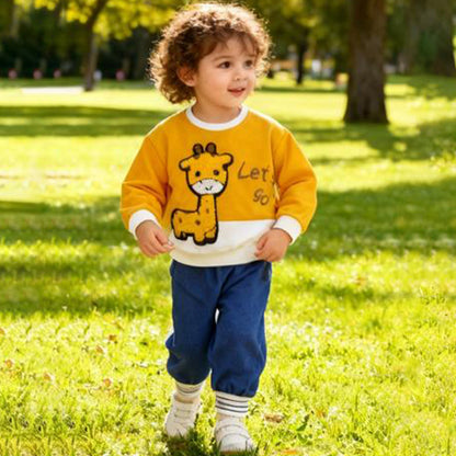 Let’s Go Snuggle Bear Co‑ord 2 piece set (Brown T with Jeans)