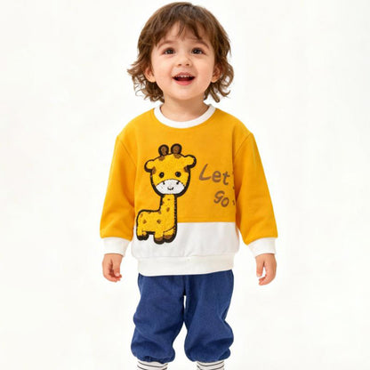 Let’s Go Snuggle Bear Co‑ord 2 piece set (Brown T with Jeans)
