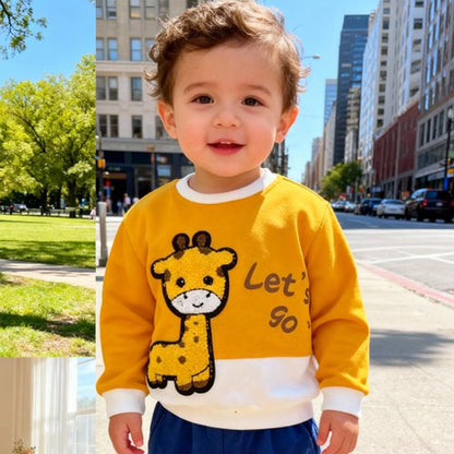 Let’s Go Snuggle Bear Co‑ord 2 piece set (Brown T with Jeans)