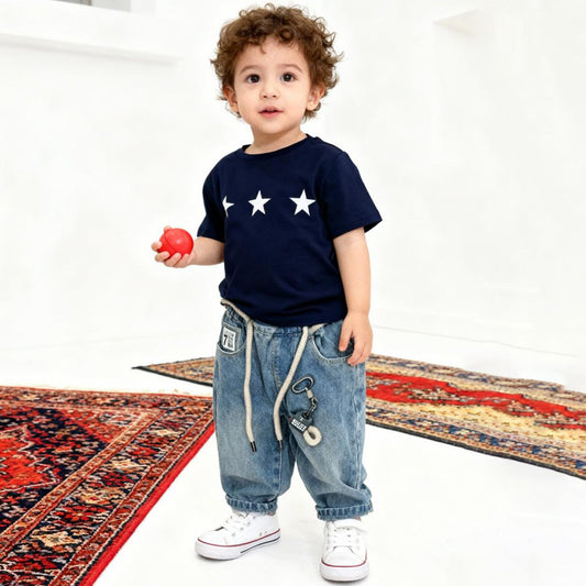 Light Wash Kids Jeans (Plain Light Blue)