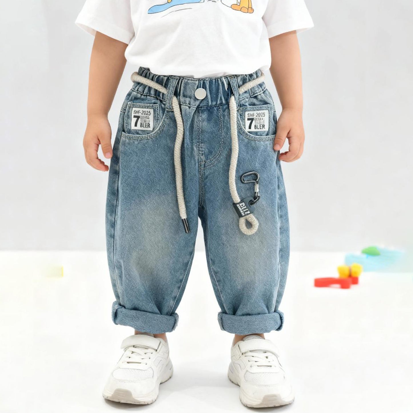 Light Wash Kids Jeans (Plain Light Blue)