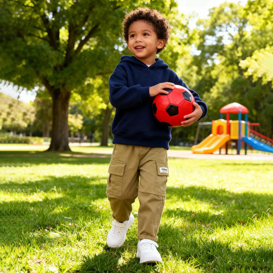 Safari Trail Youth Cargo Jeans (Khaki)