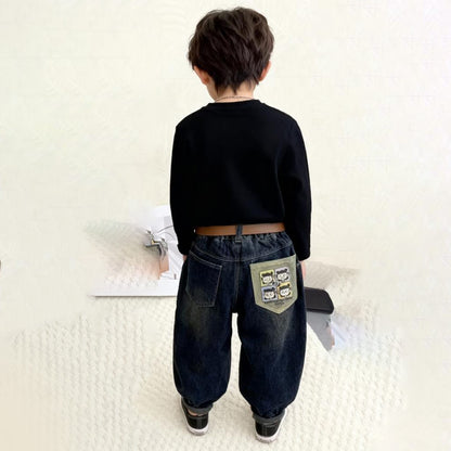 Shadow Street Relaxed Fit Denim (Black)