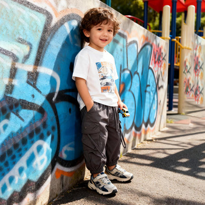 “Trek Utility Balloon Pant” (Black Cargo)