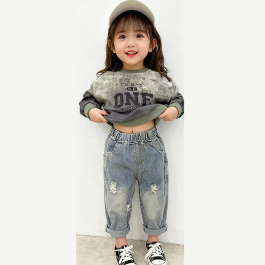 Urban One Kids Co‑ord 2 piece Set (Green T-shirt)